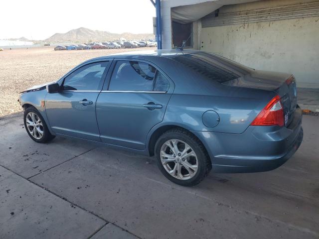 3FAHP0HA9CR108994 - 2012 FORD FUSION SE BLUE photo 2