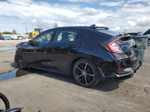 SHHFK7H9XLU414424 - 2020 HONDA CIVIC SPORT TOURING BLACK photo 2