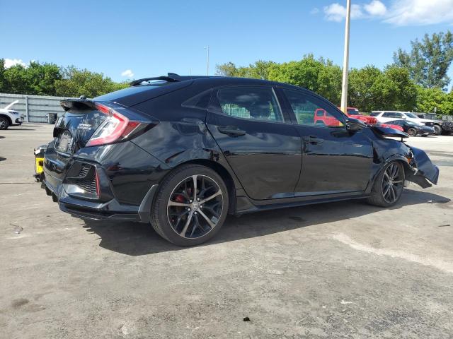 SHHFK7H9XLU414424 - 2020 HONDA CIVIC SPORT TOURING BLACK photo 3