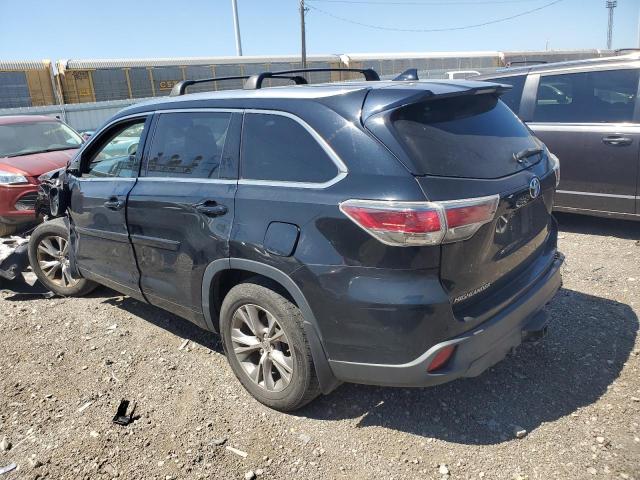 5TDJKRFH4FS182971 - 2015 TOYOTA HIGHLANDER XLE Սև լուսանկար 2