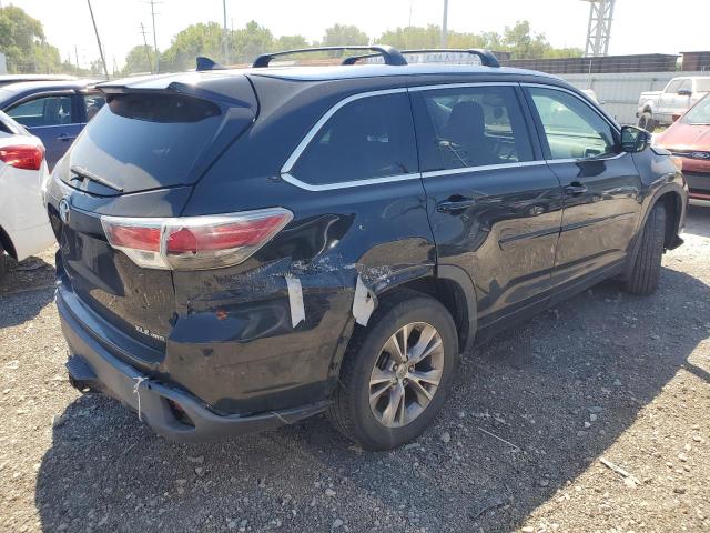 5TDJKRFH4FS182971 - 2015 TOYOTA HIGHLANDER XLE Սև լուսանկար 3
