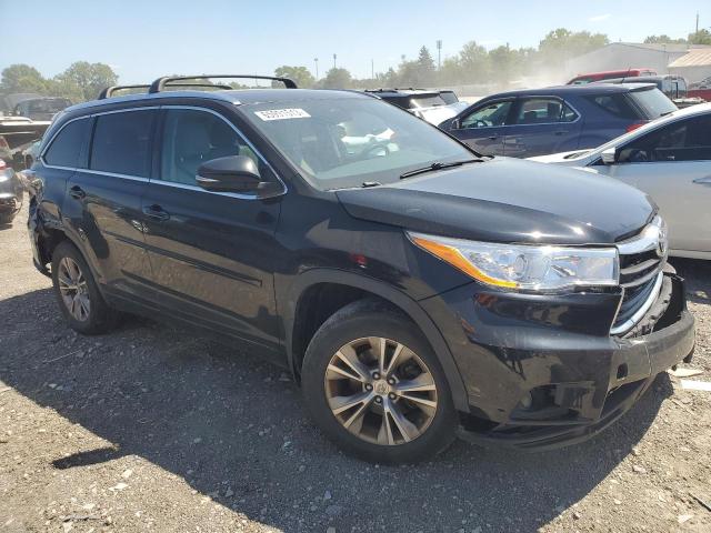 5TDJKRFH4FS182971 - 2015 TOYOTA HIGHLANDER XLE Սև լուսանկար 4
