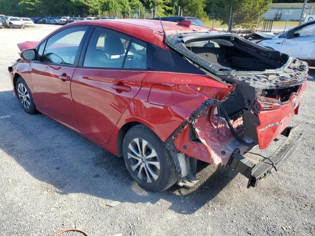 JTDKAMFP7M3188554 - 2021 TOYOTA PRIUS PRIM LE RED photo 2