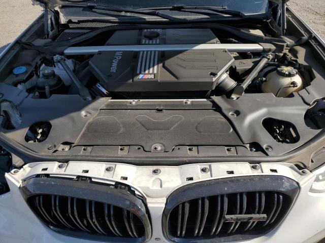 5YMTS0C03L9B65067 - 2020 BMW X3 M COMPETITION WHITE photo 11