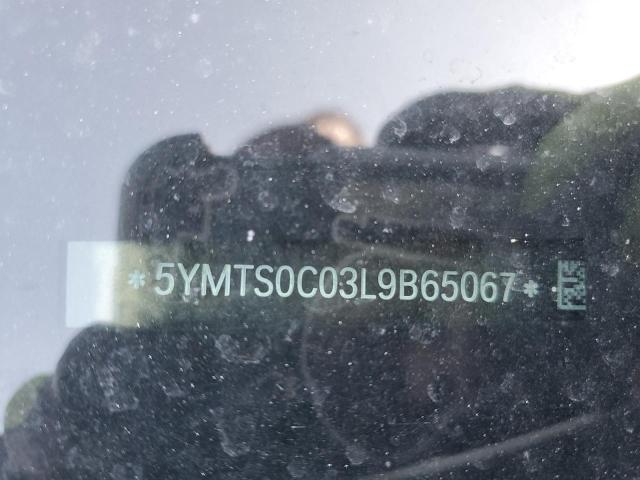 5YMTS0C03L9B65067 - 2020 BMW X3 M COMPETITION WHITE photo 12