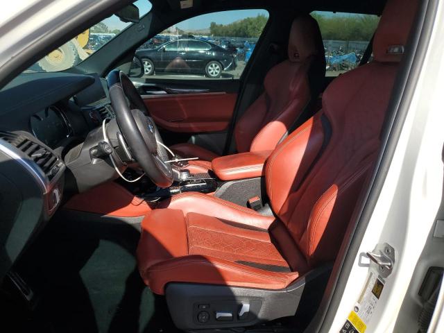 5YMTS0C03L9B65067 - 2020 BMW X3 M COMPETITION WHITE photo 7