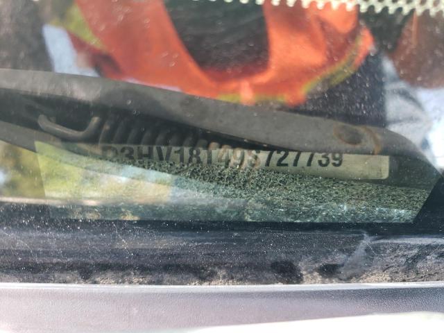 1D3HV18T49S727739 - 2009 DODGE RAM 1500 GRAY photo 12