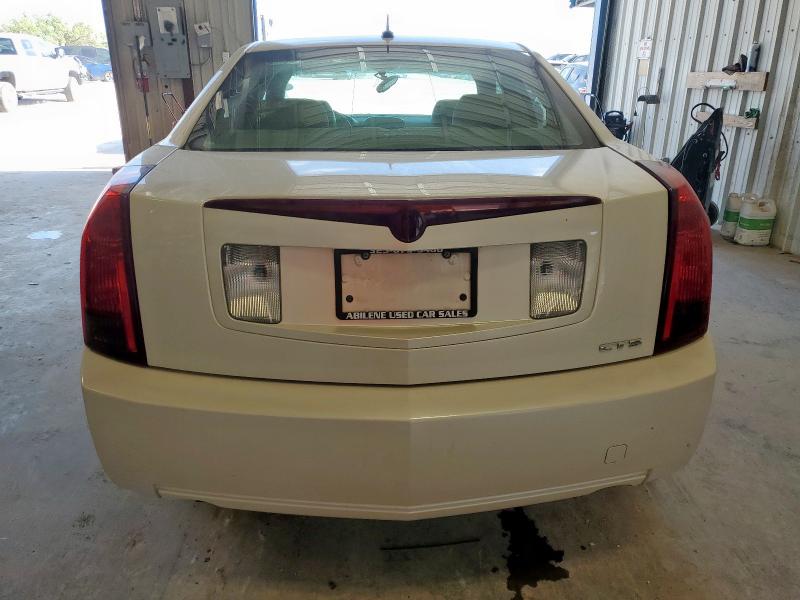1G6DP577260196712 - 2006 CADILLAC CTS HI FEATURE V6 WHITE photo 9