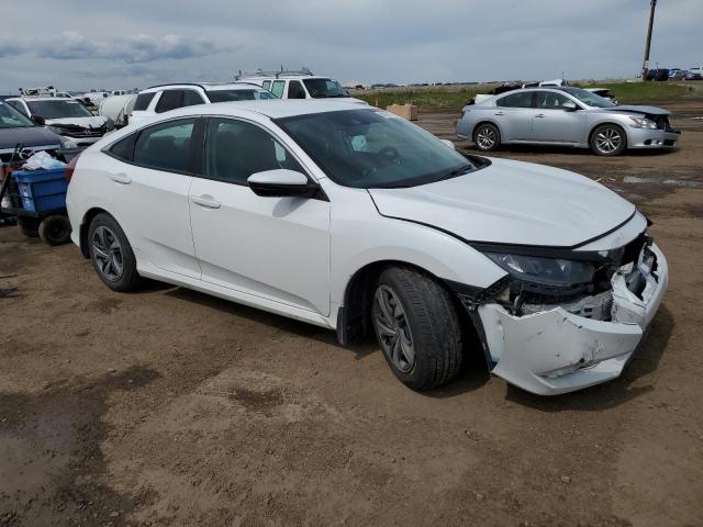 2HGFC2F53KH003684 - 2019 HONDA CIVIC LX WHITE photo 4