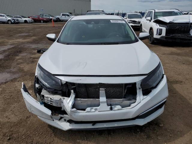 2HGFC2F53KH003684 - 2019 HONDA CIVIC LX WHITE photo 5