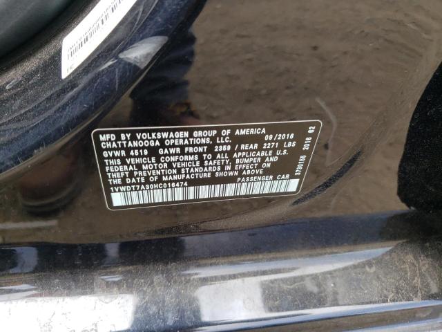 1VWDT7A30HC016474 - 2017 VOLKSWAGEN PASSAT R-LINE Qara foto 12