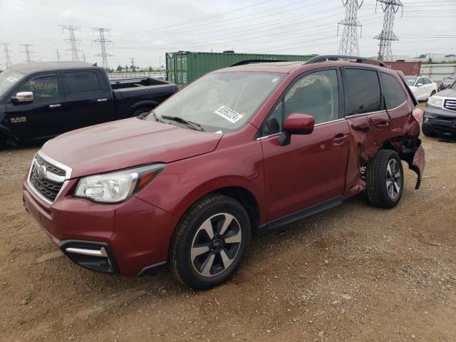 JF2SJALC6HH571122 - 2017 SUBARU FORESTER 2.5I LIMITED RED photo 1