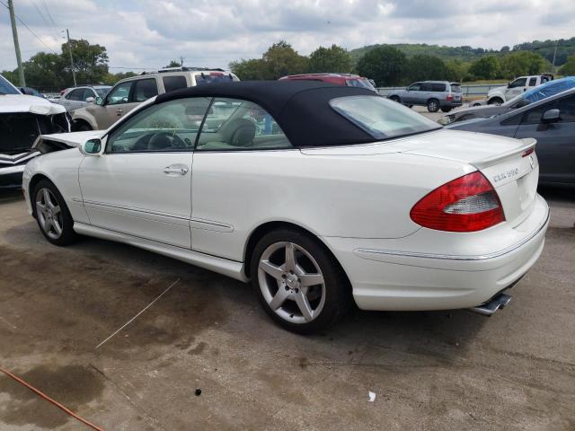 WDBTK72F37F223849 - 2007 MERCEDES-BENZ CLK 550 WHITE photo 2