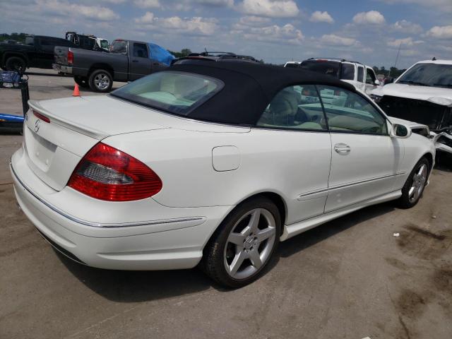 WDBTK72F37F223849 - 2007 MERCEDES-BENZ CLK 550 WHITE photo 3