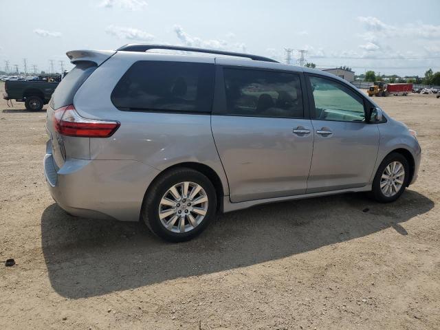 5TDDK3DC0GS144155 - 2016 TOYOTA SIENNA XLE ვერცხლისფერი ფოტო 3