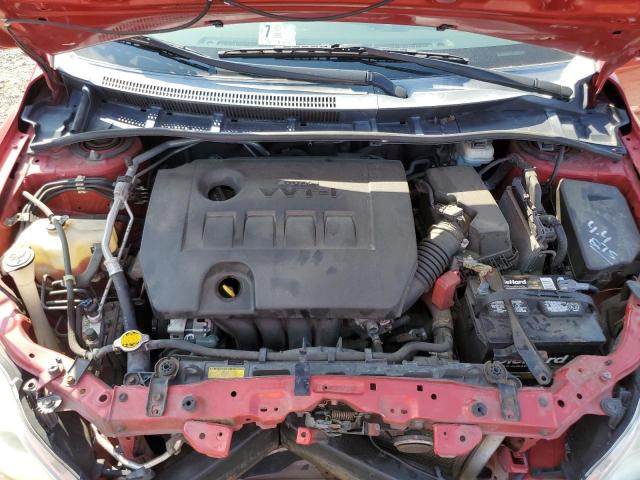 5YFBU4EE0DP132311 - 2013 TOYOTA COROLLA LE BASE RED photo 11