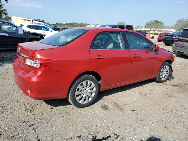 5YFBU4EE0DP132311 - 2013 TOYOTA COROLLA LE BASE RED photo 3