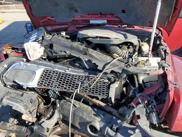 1C4HJWEGXCL258036 - 2012 JEEP WRANGLER U SAHARA Червоний фото 12