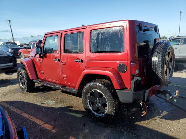 1C4HJWEGXCL258036 - 2012 JEEP WRANGLER U SAHARA Червоний фото 2