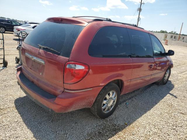 2A8GP64L97R359132 - 2007 CHRYSLER TOWN & COU LIMITED RED photo 3