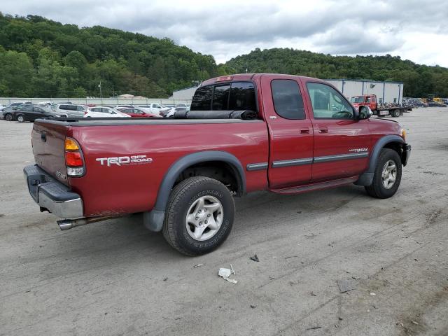 5TBBT44182S295867 - 2002 TOYOTA TUNDRA ACCESS CAB MAROON photo 3