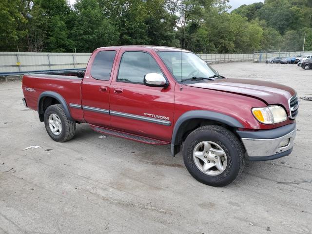 5TBBT44182S295867 - 2002 TOYOTA TUNDRA ACCESS CAB მუქწითელი ფოტო 4