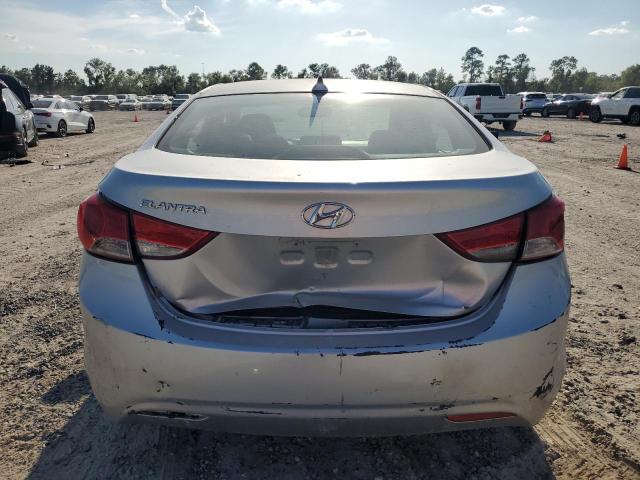 KMHDH4AEXDU589029 - 2013 HYUNDAI ELANTRA GLS SILVER photo 6