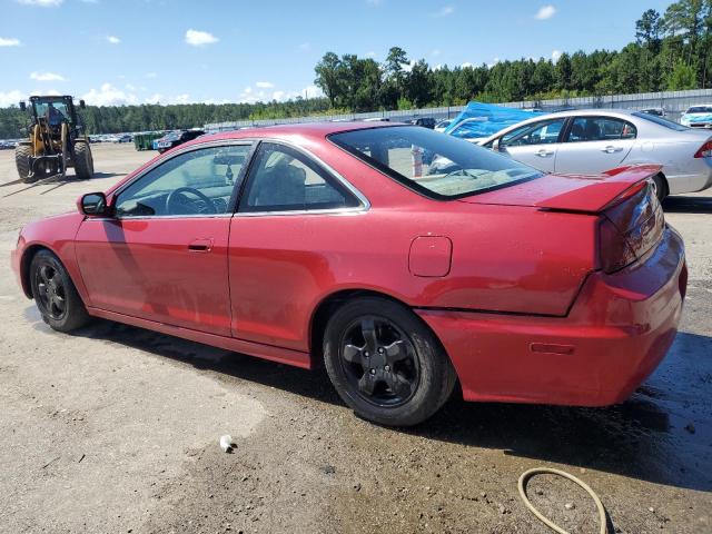1HGCG325X1A017310 - 2001 HONDA ACCORD EX RED photo 2