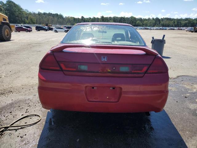 1HGCG325X1A017310 - 2001 HONDA ACCORD EX RED photo 6
