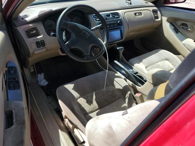 1HGCG325X1A017310 - 2001 HONDA ACCORD EX RED photo 8