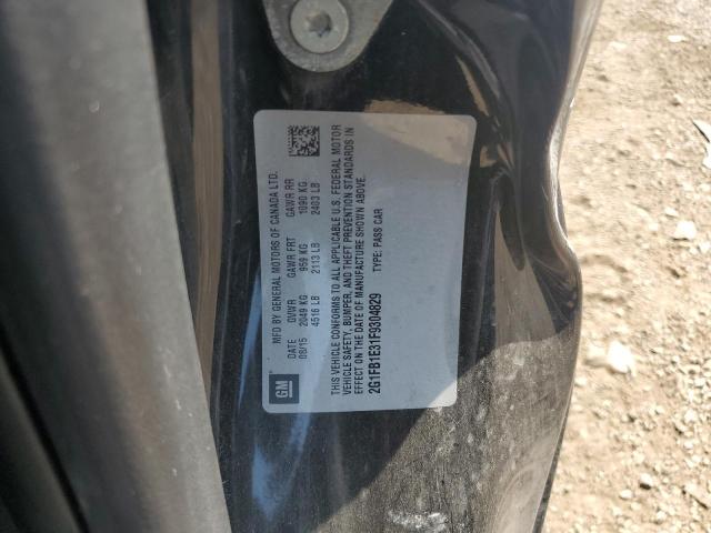 2G1FB1E31F9304829 - 2015 CHEVROLET CAMARO LS Սև լուսանկար 12