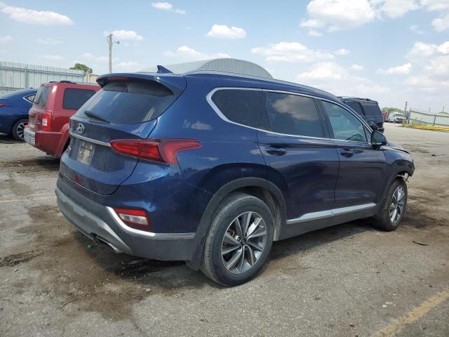 5NMS33AD8LH194381 - 2020 HYUNDAI SANTA FE SEL BLUE photo 3