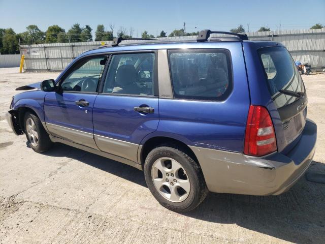JF1SG65623H712199 - 2003 SUBARU FORESTER 2.5XS Синий фото 2