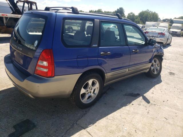 JF1SG65623H712199 - 2003 SUBARU FORESTER 2.5XS BLUE photo 3