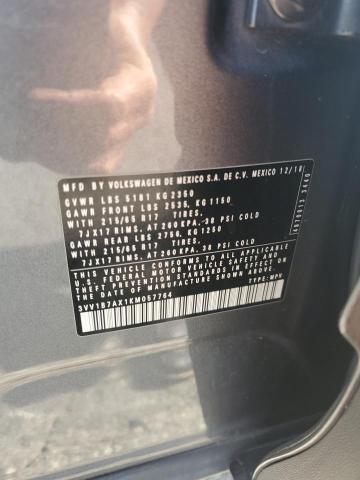 3VV1B7AX1KM057764 - 2019 VOLKSWAGEN TIGUAN S Синий фото 13