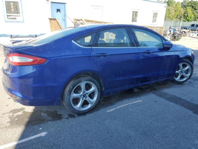 3FA6P0HD0GR253624 - 2016 FORD FUSION SE BLUE photo 3