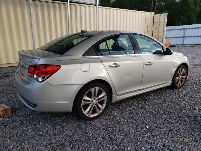 1G1PG5SB9E7258689 - 2014 CHEVROLET CRUZE LTZ BEIGE photo 3