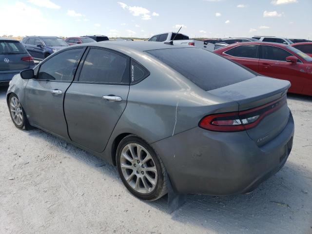 1C3CDFCH4DD297637 - 2013 DODGE DART LIMITED GRAY photo 2