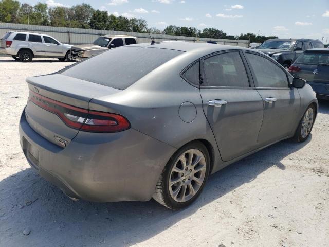 1C3CDFCH4DD297637 - 2013 DODGE DART LIMITED GRAY photo 3