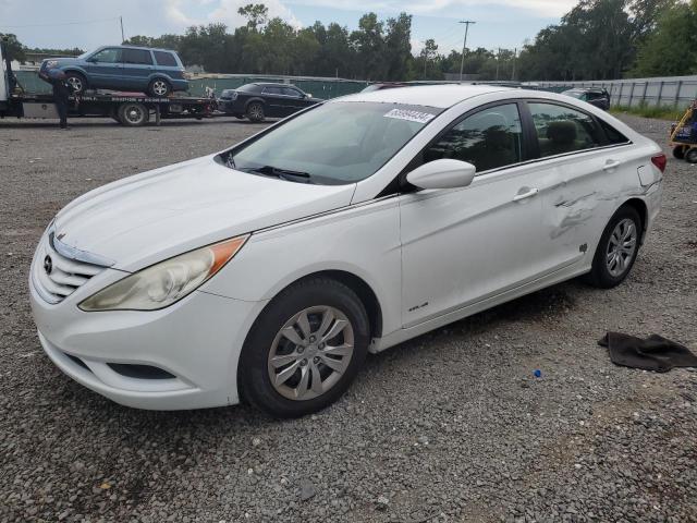 5NPEB4ACXBH179413 - 2011 HYUNDAI SONATA GLS WHITE photo 1