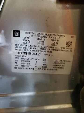 LRBFZME46RD064373 - 2024 BUICK ENVISION PREFERRED GRAY photo 14