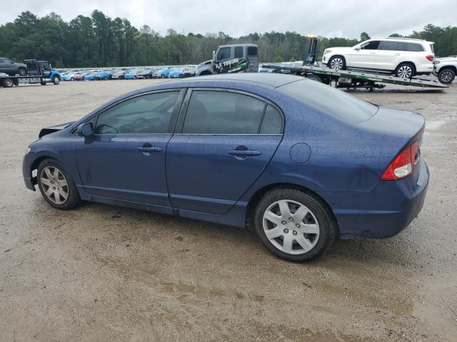 2HGFA1F5XAH582865 - 2010 HONDA CIVIC LX BLUE photo 2