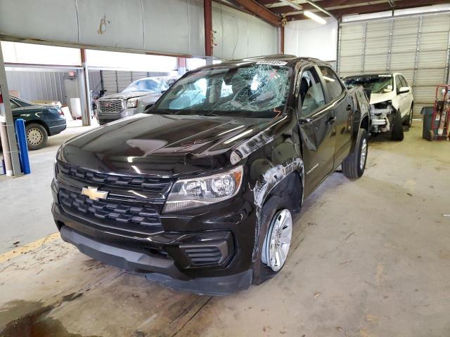 1GCGSCEN8M1127853 - 2021 CHEVROLET COLORADO LT BLACK photo 2