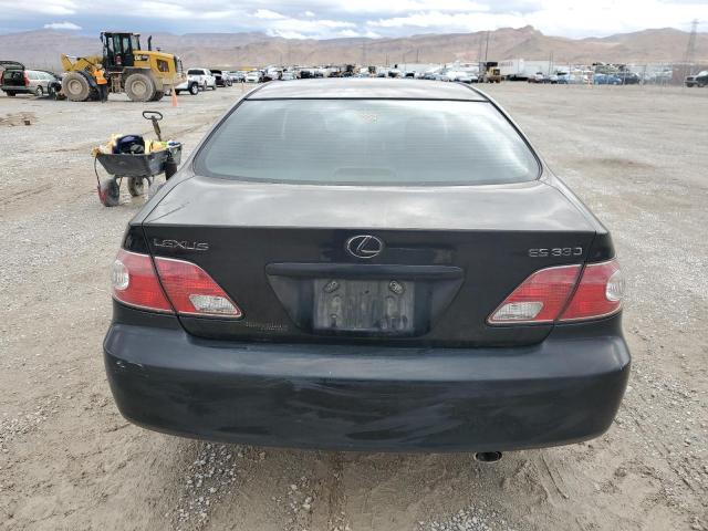 JTHBA30G745030933 - 2004 LEXUS ES 330 BLACK photo 6