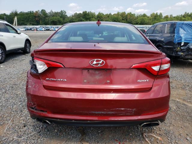 5NPE34AF2FH059845 - 2015 HYUNDAI SONATA SPORT BURGUNDY photo 6