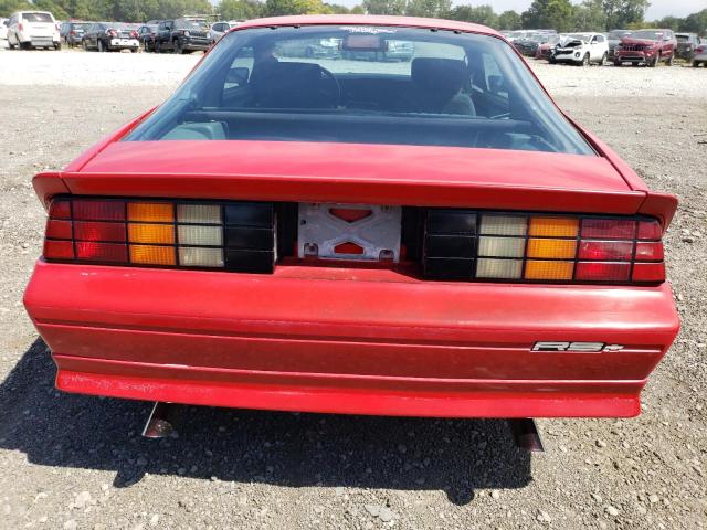 1G1FP23E5ML197639 - 1991 CHEVROLET CAMARO RS RED photo 6