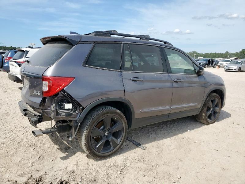 5FNYF8H09MB003720 - 2021 HONDA PASSPORT ELITE GRAY photo 3