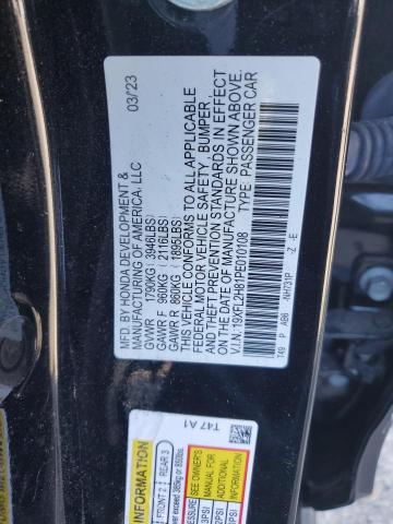 19XFL2H81PE010108 - 2023 HONDA CIVIC SPORT 黑色 照片 13