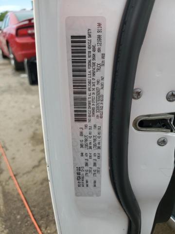 3C6RR7KT6GG202027 - 2016 RAM 1500 ST WHITE photo 12