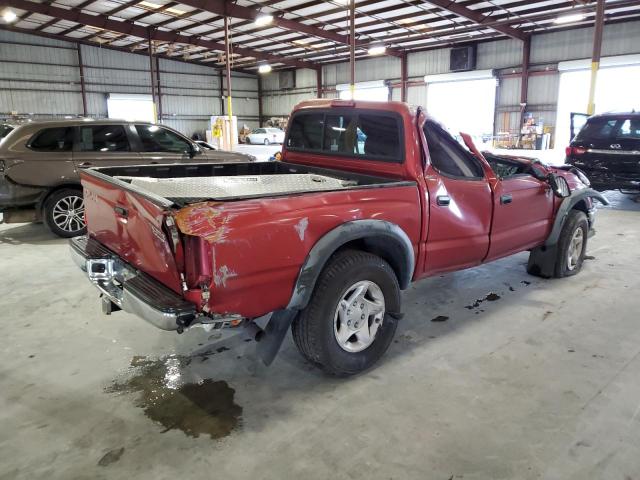 5TEGN92N54Z313788 - 2004 TOYOTA TACOMA DOUBLE CAB PRERUNNER BURGUNDY photo 3